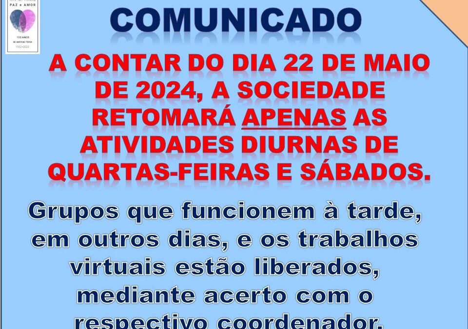 Atividades diurnas